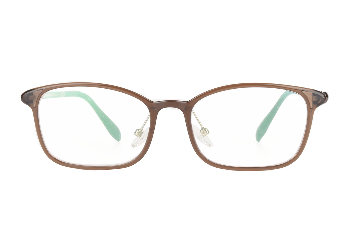 博客來 大學眼鏡 配到好 百搭流行款咖啡光學眼鏡17c4 咖啡